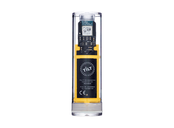 Tilt Hydrometer og termometer gul