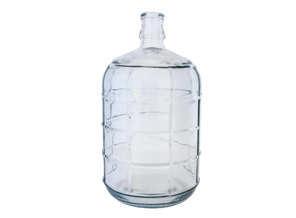 Glasdamejeanne 19 liter 